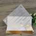 Rectangle Foil Printing Wedding Invitation Vellum Paper Marriage Card Customized 